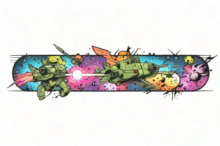 Battle Field In Space