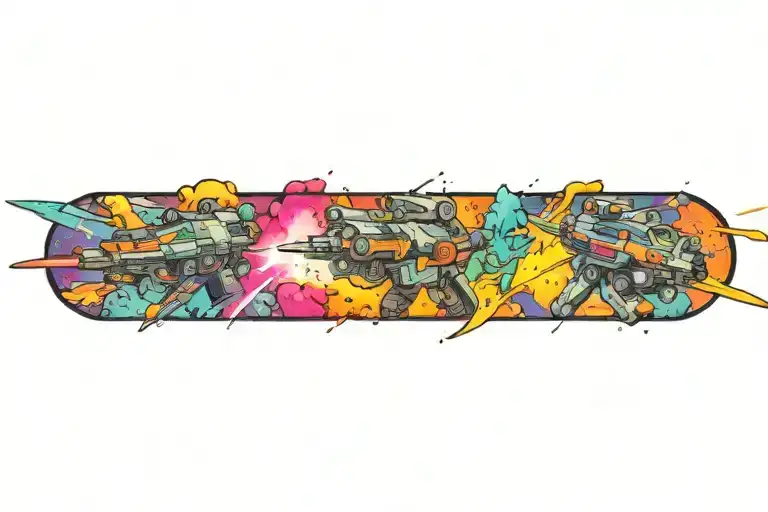 Battle Field In Space