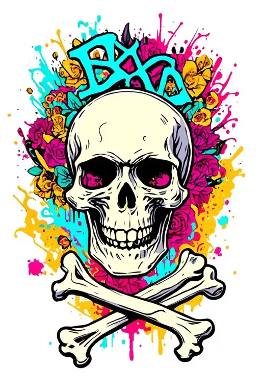 Skull And Bones Pentagram