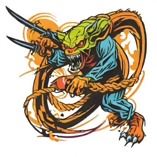 Cricket Using A Bull Whip