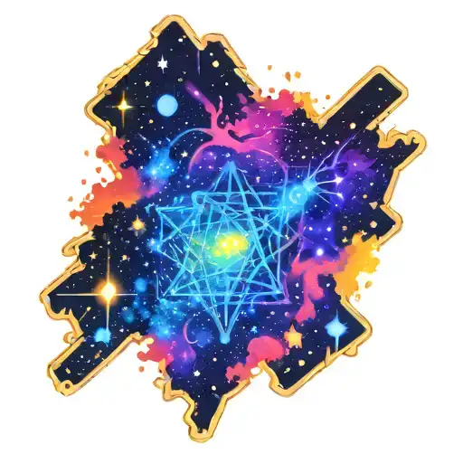 Galaxy Filled With Constellations