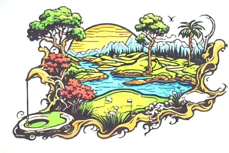 Golf Course Landscape