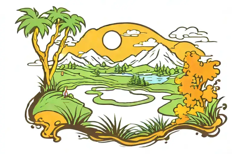 Golf Course Landscape