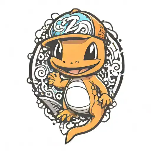 Charmander Wearing The Hat