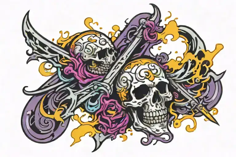 Card Death Death Stands