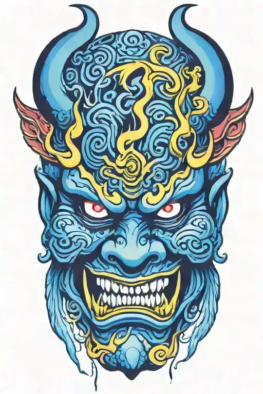 Japanese Oni Mask