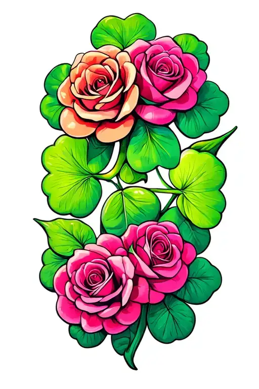 Shamrock And Roses