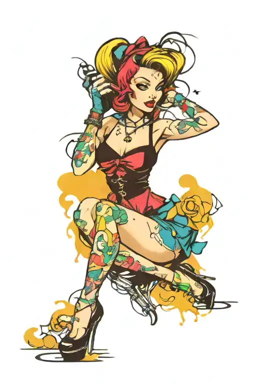 Emo Pinup Girl