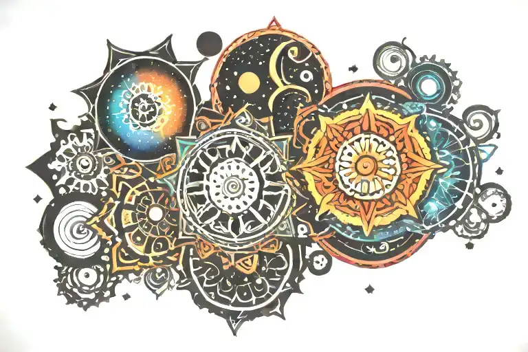 Henna Inspired Astronomical