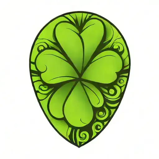 Irish Four Leaf Clover Tattoo Inspired