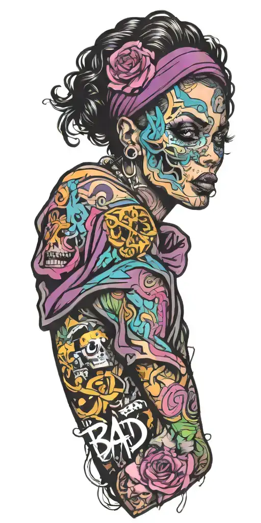 Bad Bitch Throwing It Back