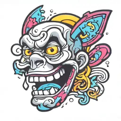 Cartoon Floating Head