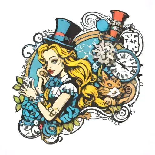 Characters From The Alice In Wonderland
