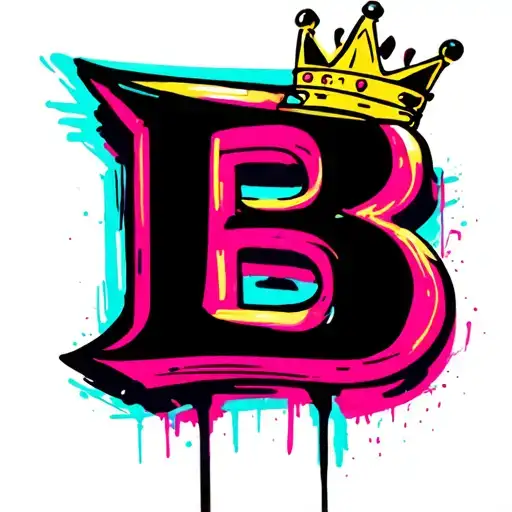 Letter B With A Crown On It