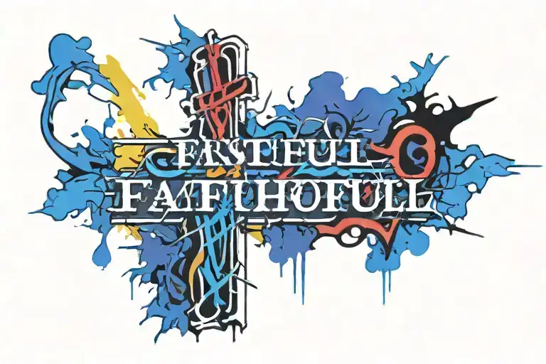 Cross With Words Faithful In Prayer Going Through The Cross