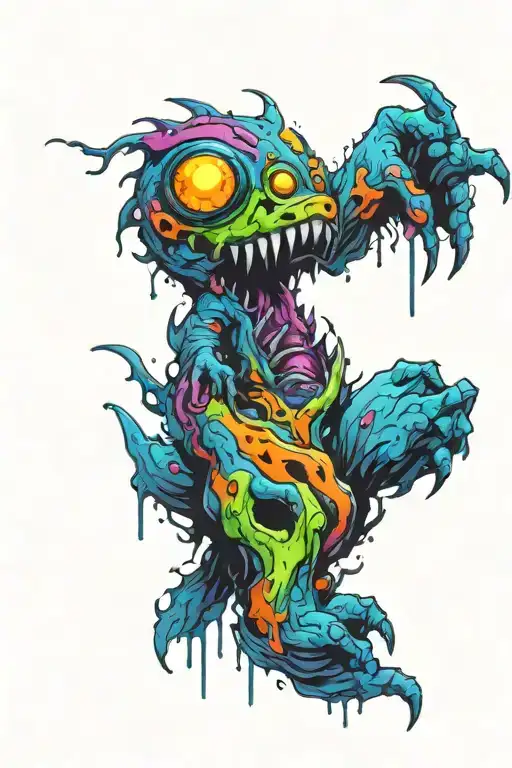 A Space Monster Emerges From The Abyss