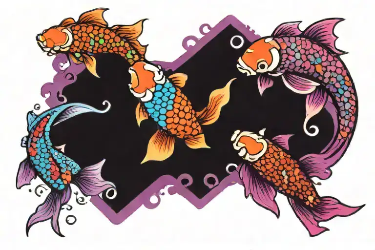 Koi Fish Yin And Yang Symbol Incorporated