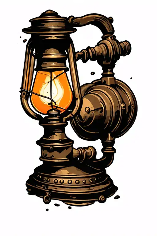Old Fashioned Lamp