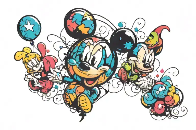 Disney Balloon Transforming