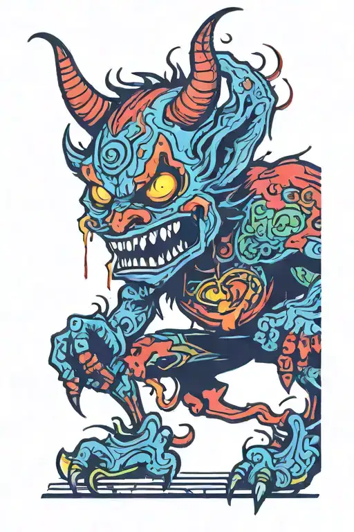 Scary Devil With A Height