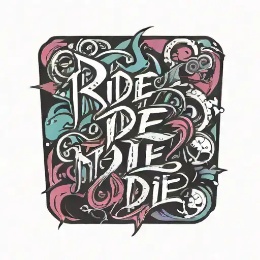 Text 'Ride Or Die'