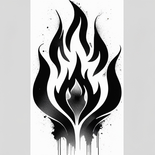 Tears of the Sacred Flame Tattoo idea