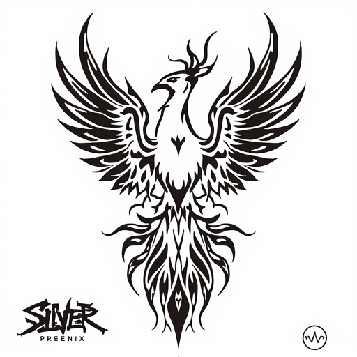 Silver Phoenix Tattoo idea