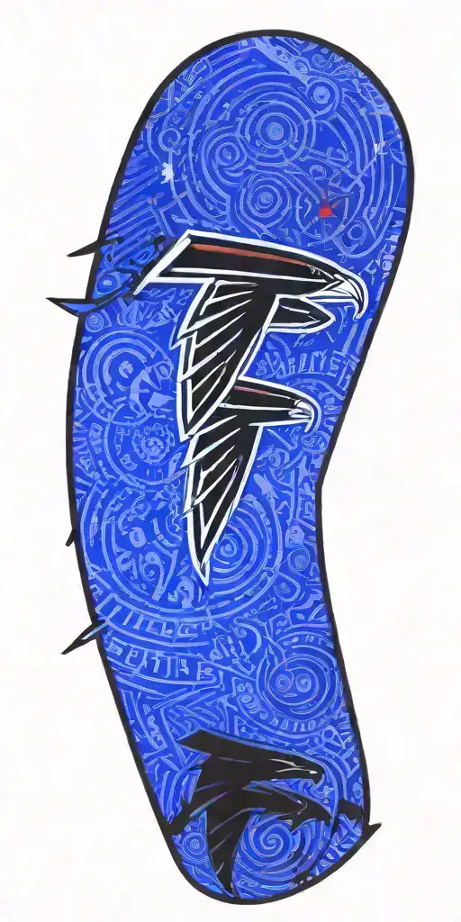 Atlanta Falcons Logo With A Space