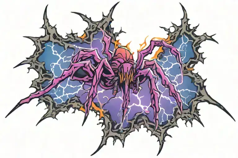 Lightning And Spider