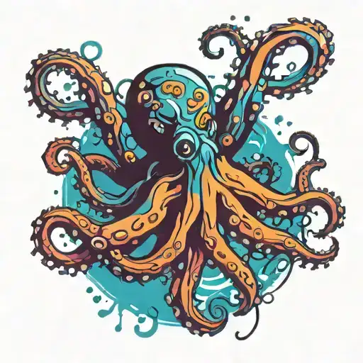 Octopus In Dark Style