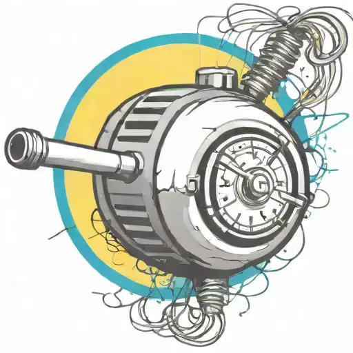 Wired Explosive Bomb With Wires And Timer
