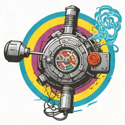 Wired Explosive Bomb Plastic Explosive With Detonator With Wires And Timer And Numbers