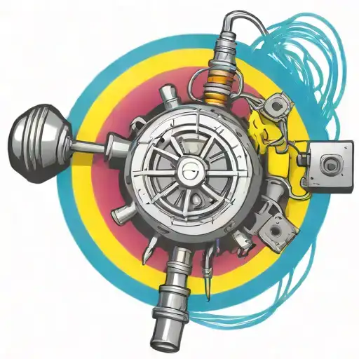 Wired Explosive Bomb Plastic Explosive With Detonator With Wires And Timer And Numbers