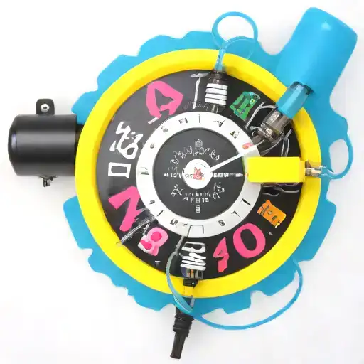 Wired Explosive Bomb Plastic Explosive With Detonator With Wires And Timer And Numbers
