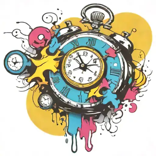 Old School Alarm Clock Bomb Exploding