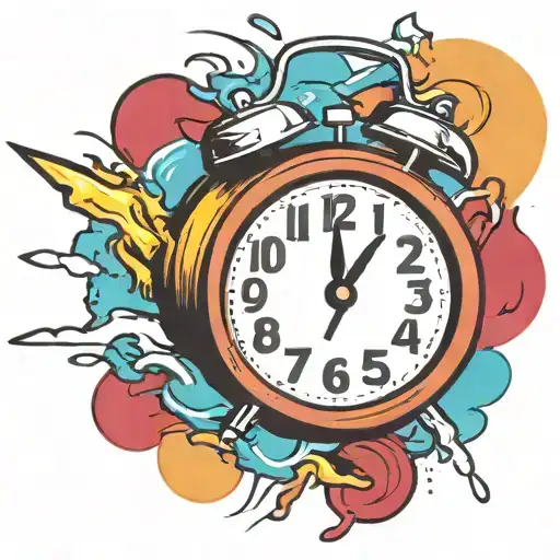 Scary Old School Alarm Clock Bomb Exploding And Freezing