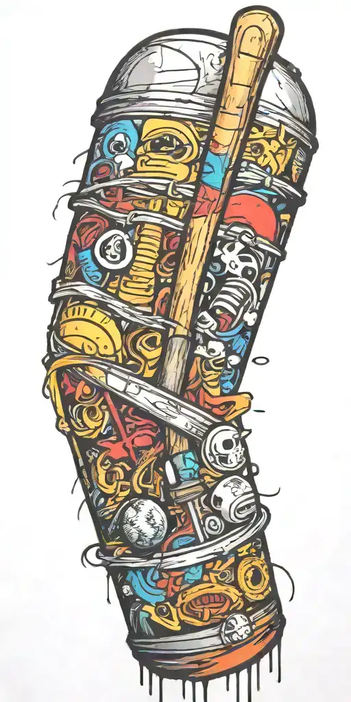 Peanut Butter And Jellie With A Baseball Bat