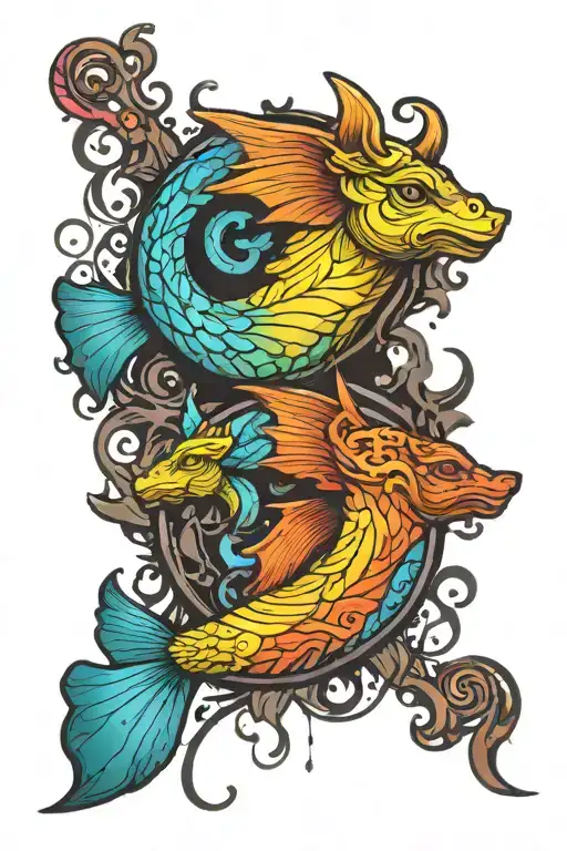 Pisces Aries Gemini Subtle Representation