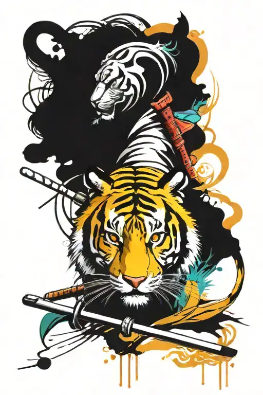 Tiger And Samurai