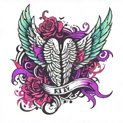 Wing Tattoo That Includes