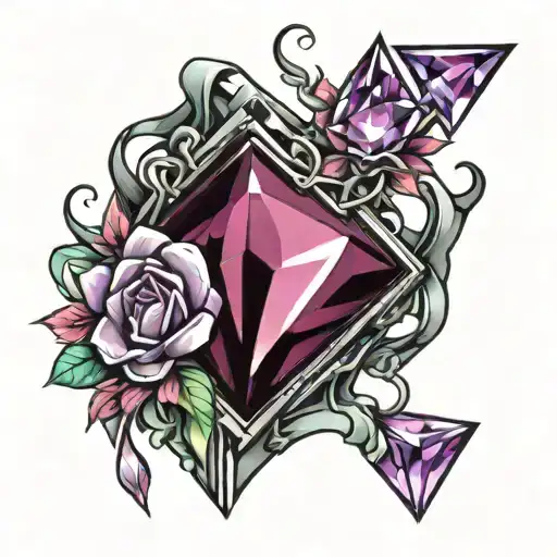 Amethyst Crystal Red