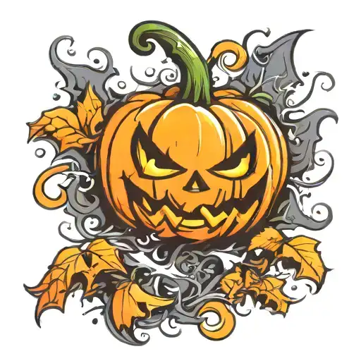 Halloween Pumpkin Character