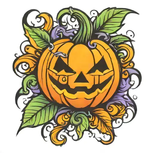 Halloween Pumpkin Character