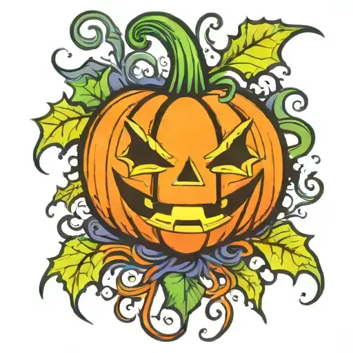 Halloween Pumpkin Character