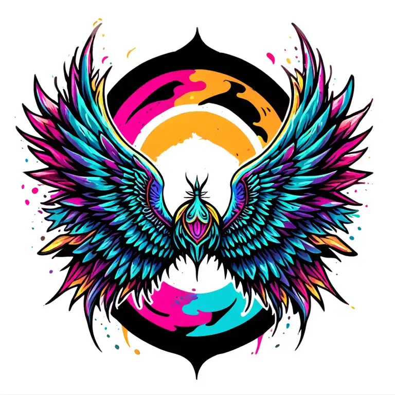 Tribal Wings Spread Wide