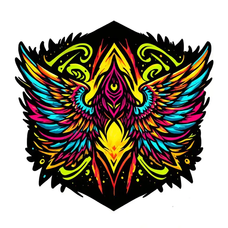 Tribal Wings Spread Wide