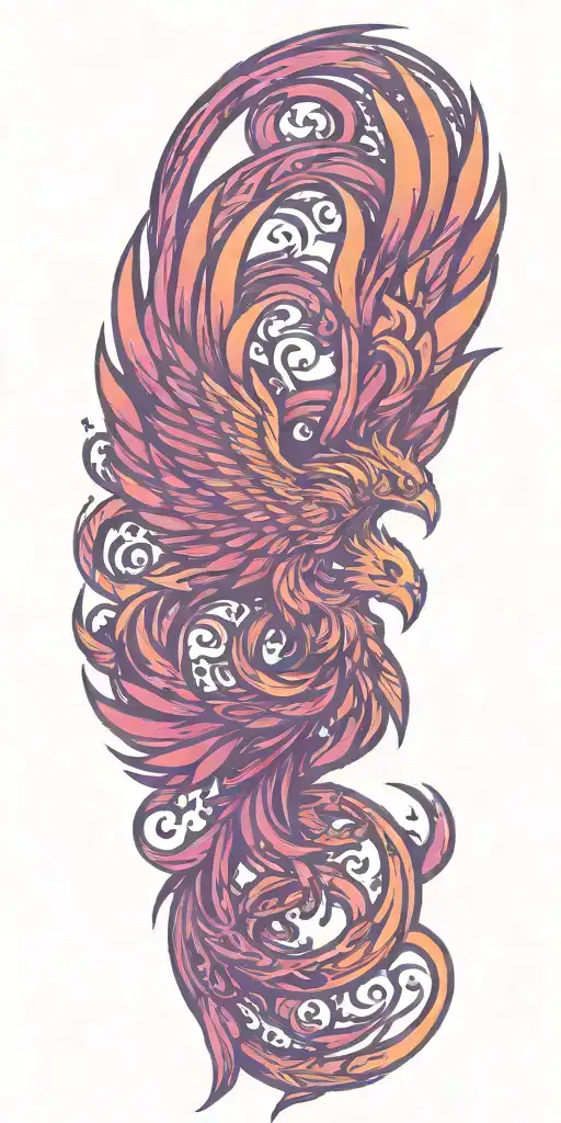 Sigma Male Symbol Pheonix Rising Phoenix From Fire