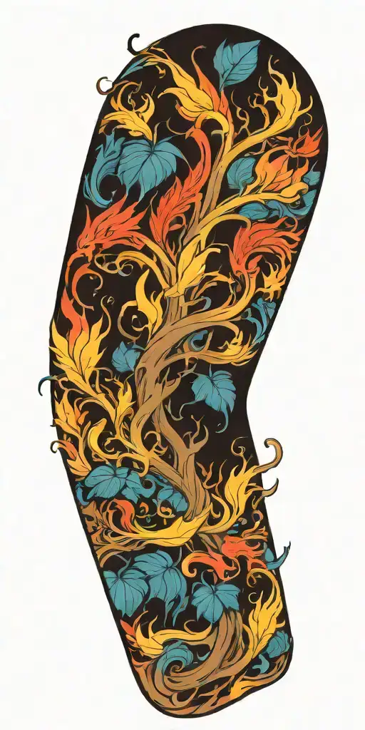 Phenix Fire Water Plants Growing Roots