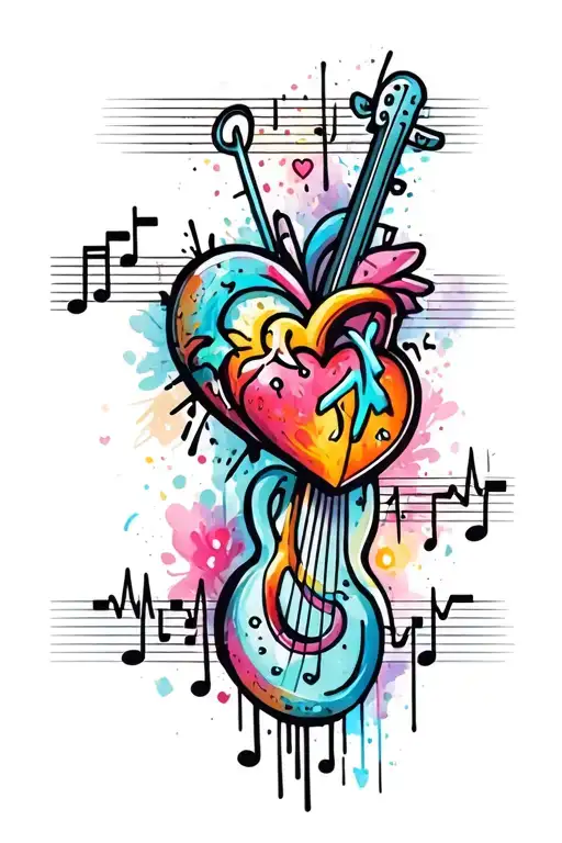 Music Heartbeat Love Heart