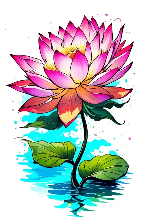 Lotus Flower Blooming